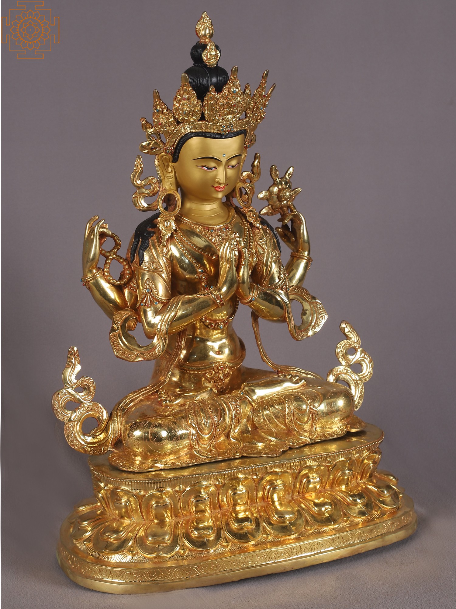 Bodhisattva Chenrezig From Nepal | Exotic India Art