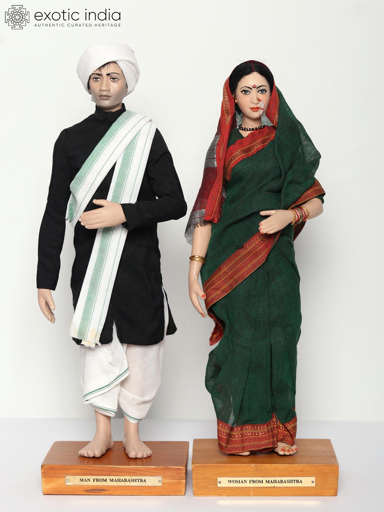 Maharashtra Traditional Dress People Vector Illustration, 55% OFF