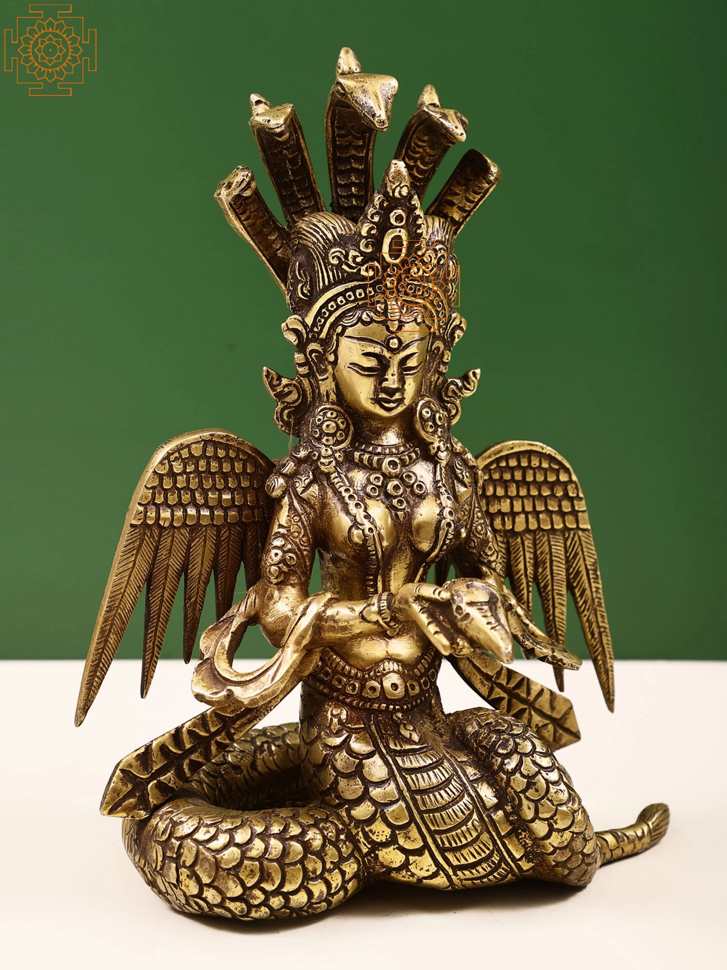 Indian God Bronze Arjuna statue Hindu God Mahadev Hindu God brass 14 inch Arjuna statue Handicrafts statue