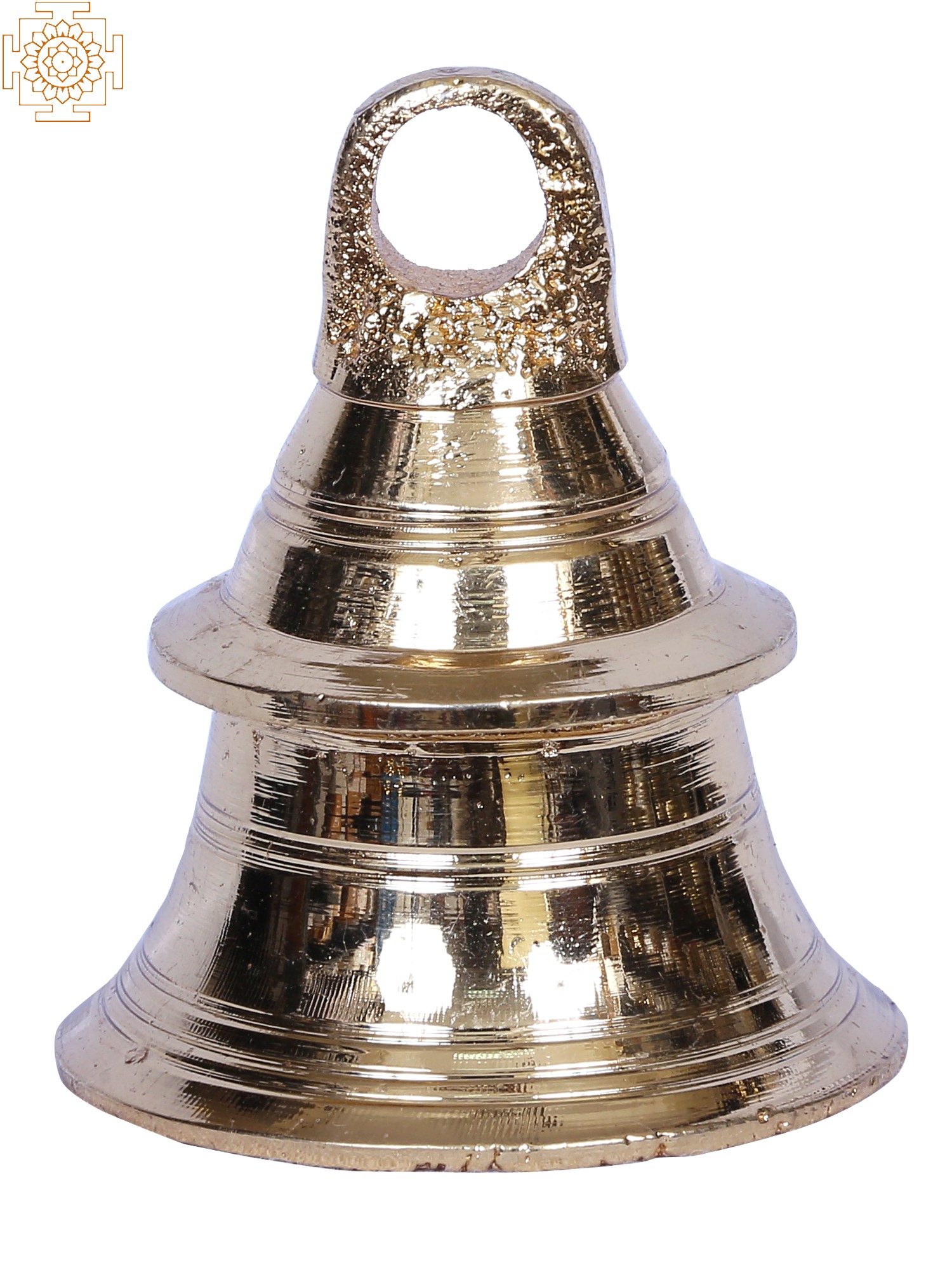 2 Small Brass Kavadi Bell