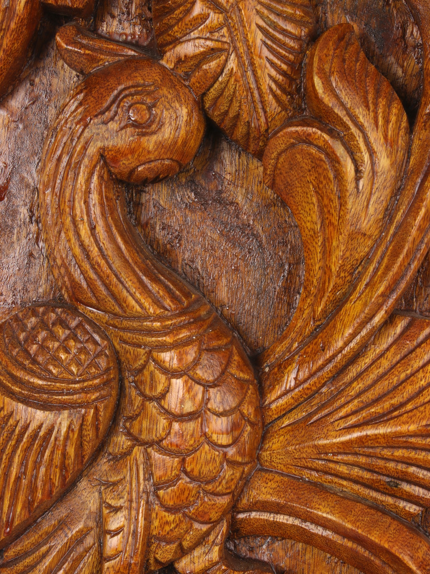 Providence Wood Carving - Wood Carvings - Leaf Motif Onlays