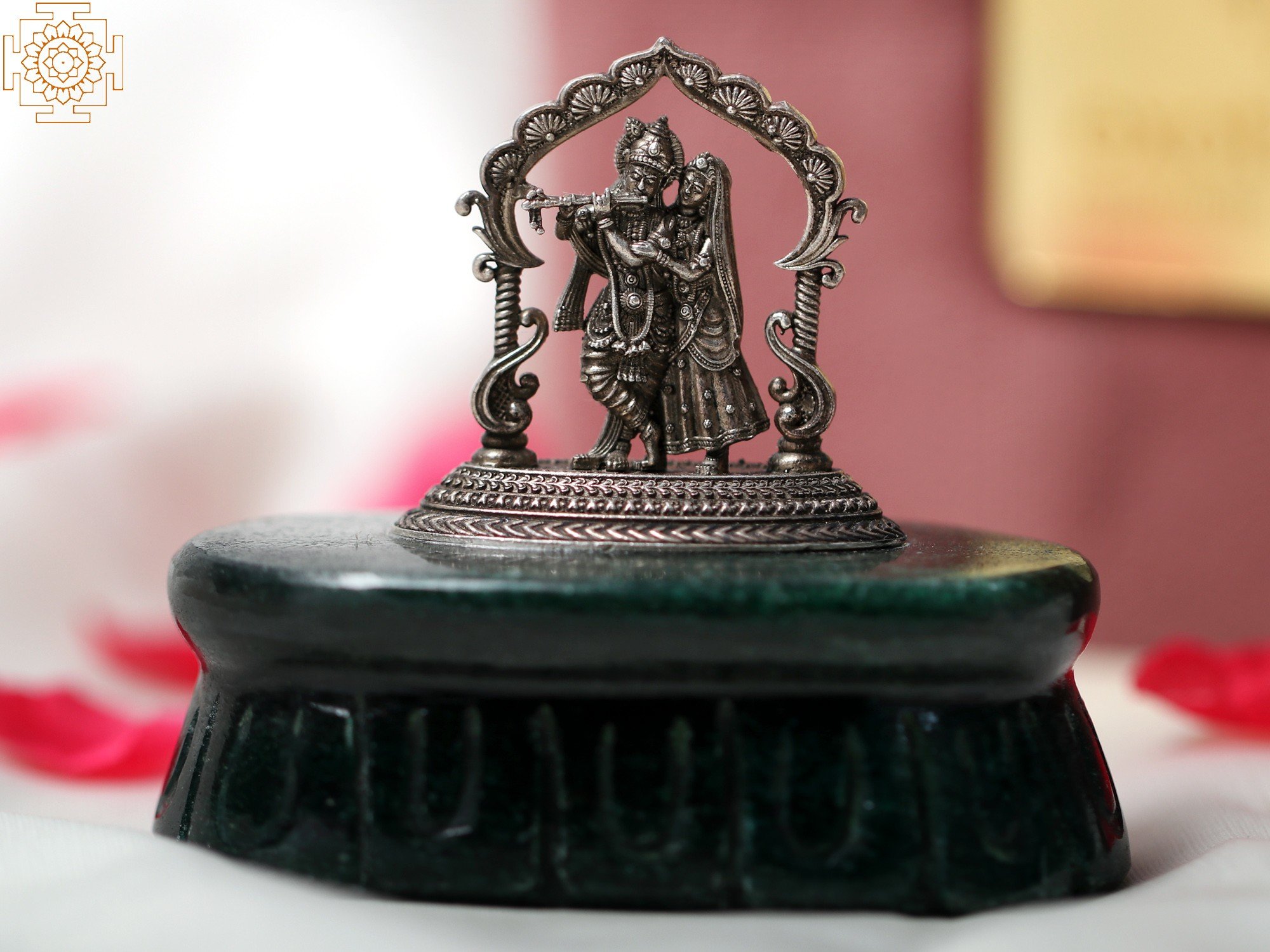 SHREE RAM IMPEX Polystone Radha Krishna Murti | Krishan Kanhiya Statue Idol  & Figurine Showpiece for