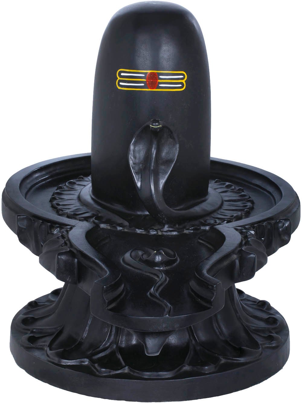Black Marble Shiva Linga | Exotic India Art