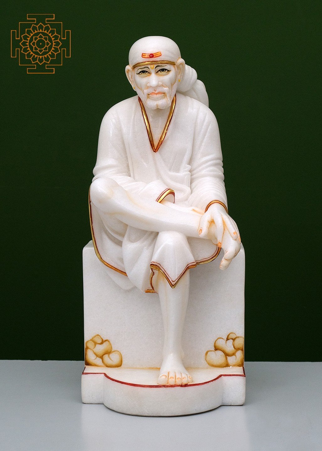 Antique Silver Coated Shirdi Sai Baba