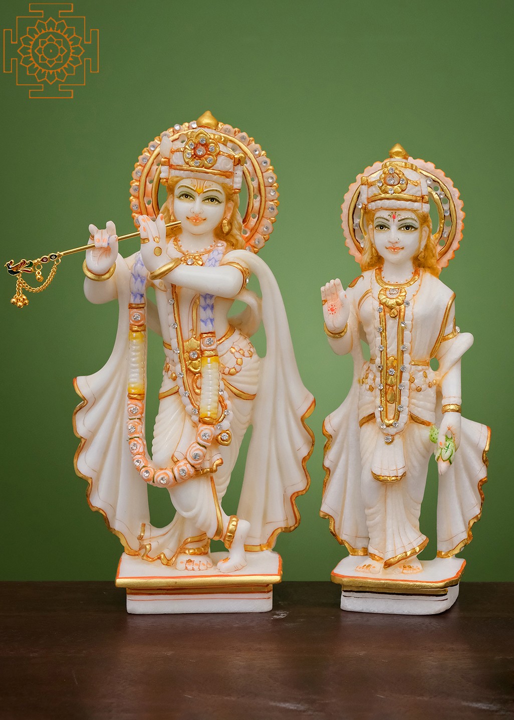 Radha Krishna Hare Krishna with Radha Statue Marble Radha 