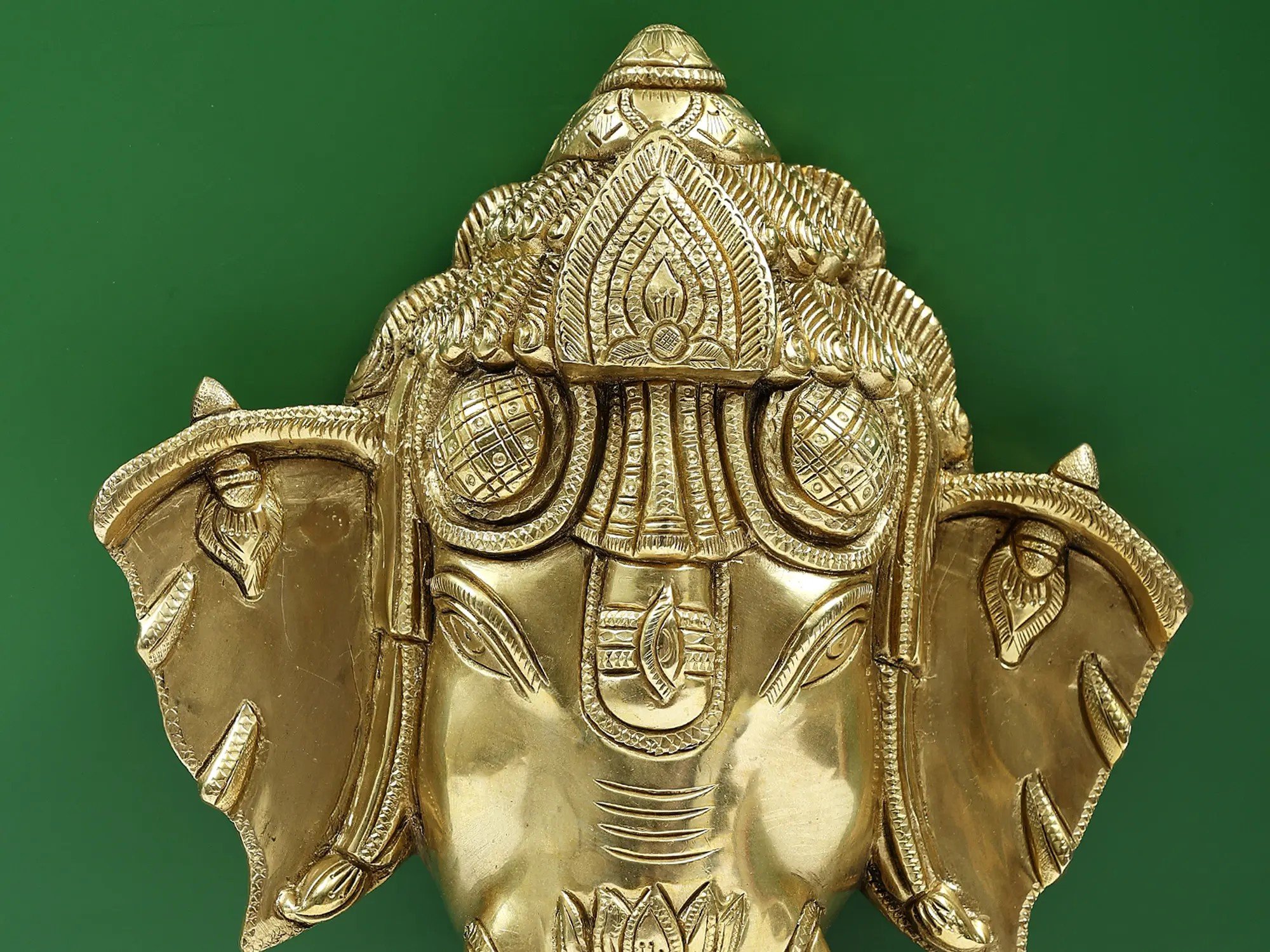 Details about   Wall & Door Hanging of Lord Ganesha with Om Free Shipping 10.5INx0.25INx10.5IN 