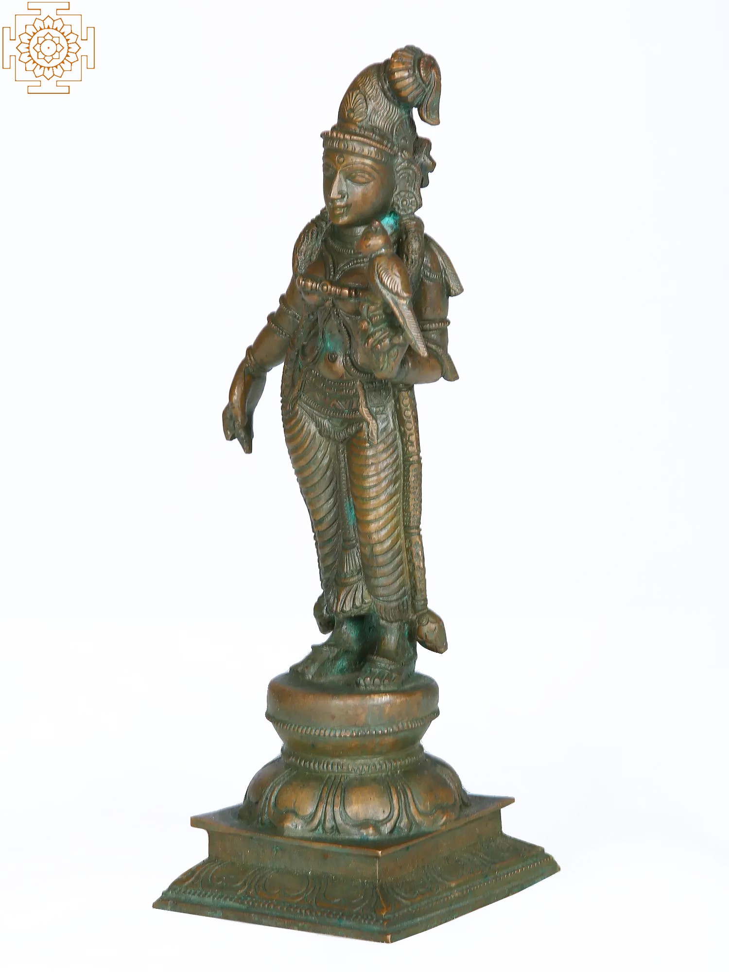 9 Devi Andal Bronze Statue Madhuchista Vidhana Lost Wax Panchaloha Bronze From Swamimalai 8098