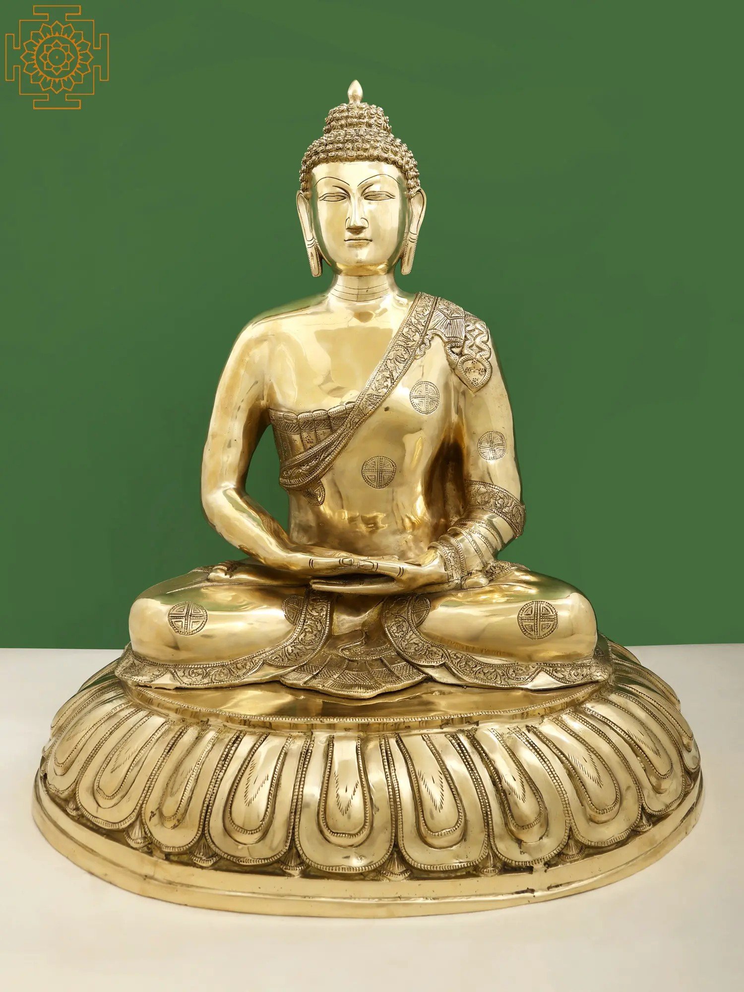 2 x Buddist/ Hindu Miniature Brass figures cast in India 