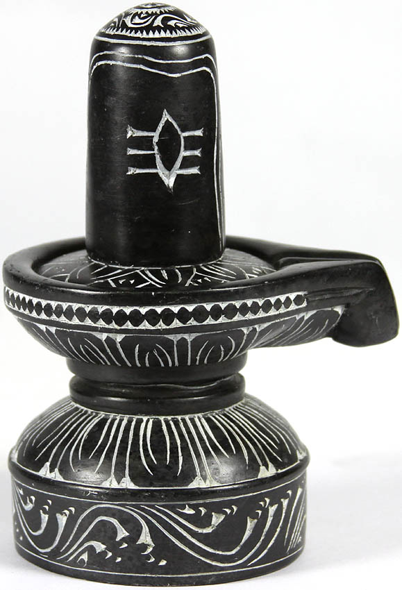 Carved Shiva Linga