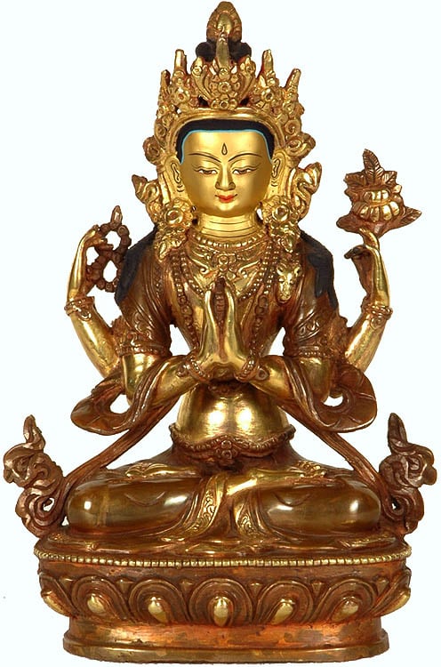 Chenrezig (four-armed Avalokiteshvara) 