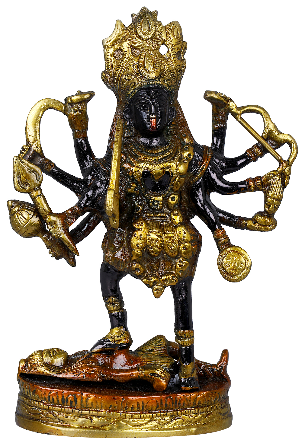 Brass Sculpture Mother Goddess Kali