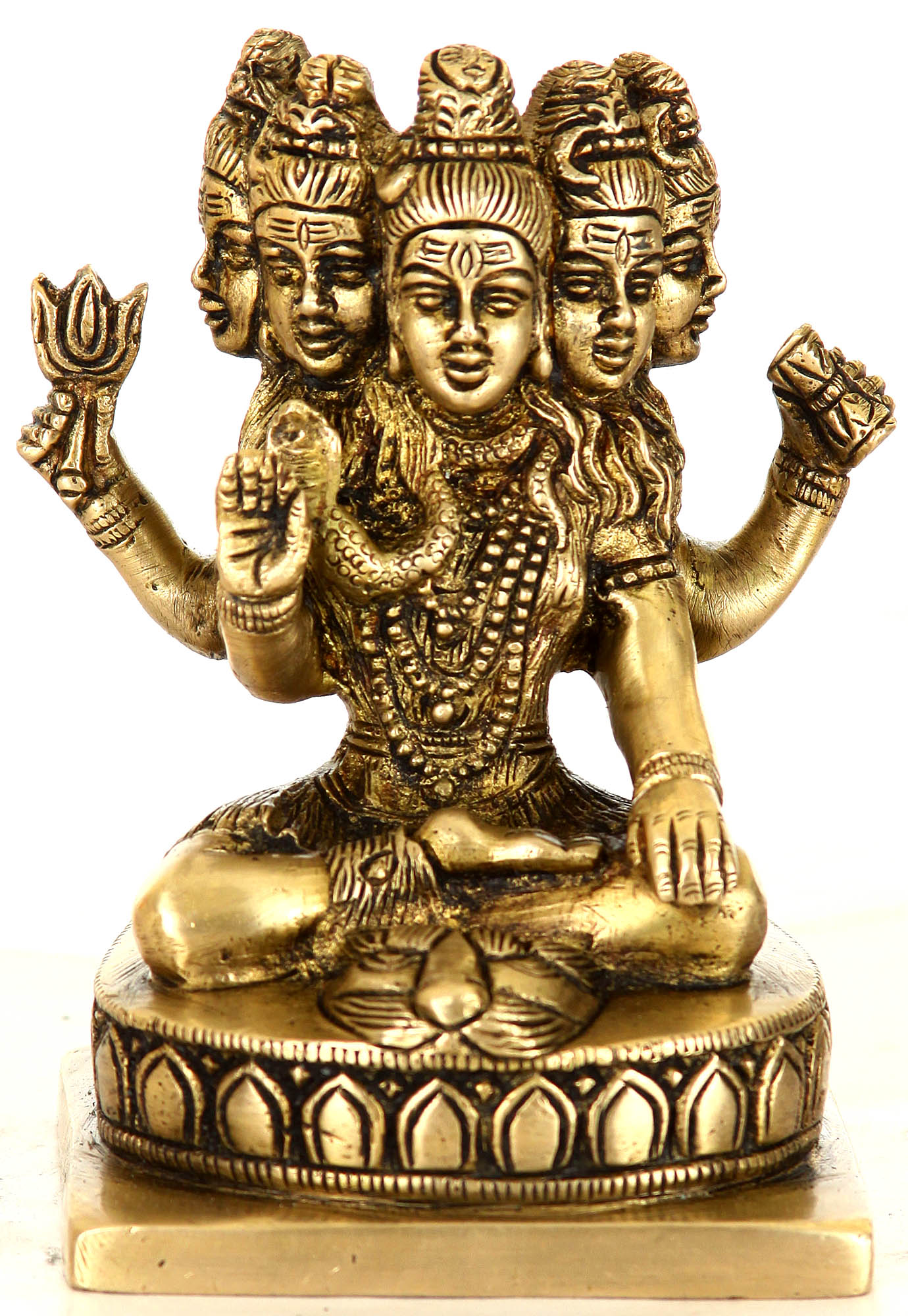 Five-headed Sadashiva | Exotic India Art