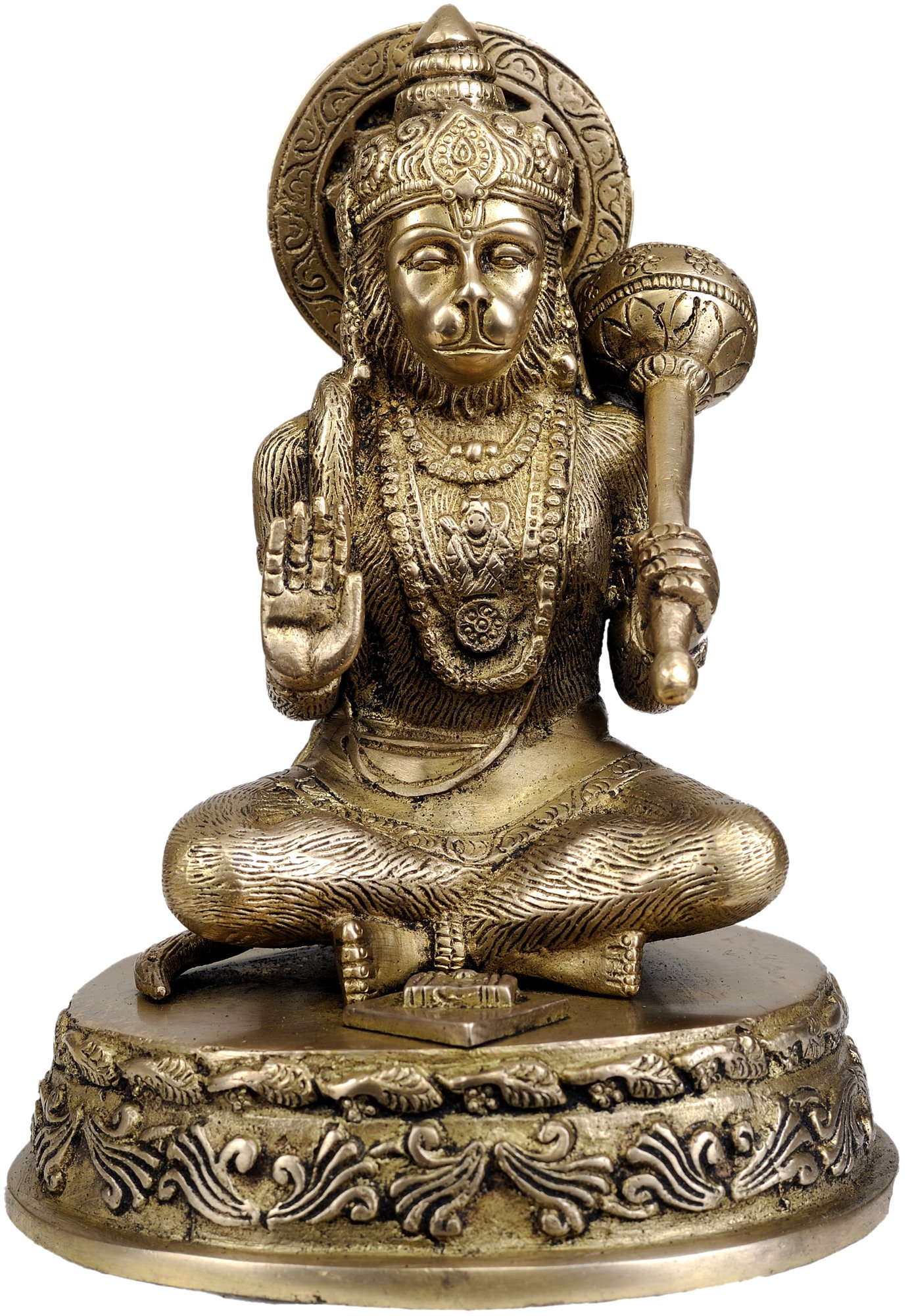 Made In India 7 Lord Hanuman In Brass Handmade