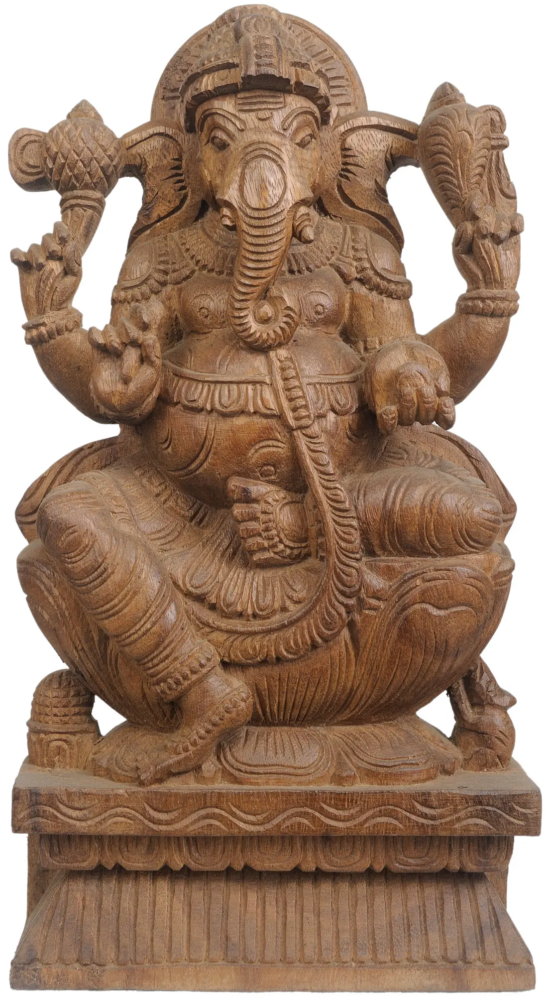 Brown Exotic India Vighnaharta Ganesha 