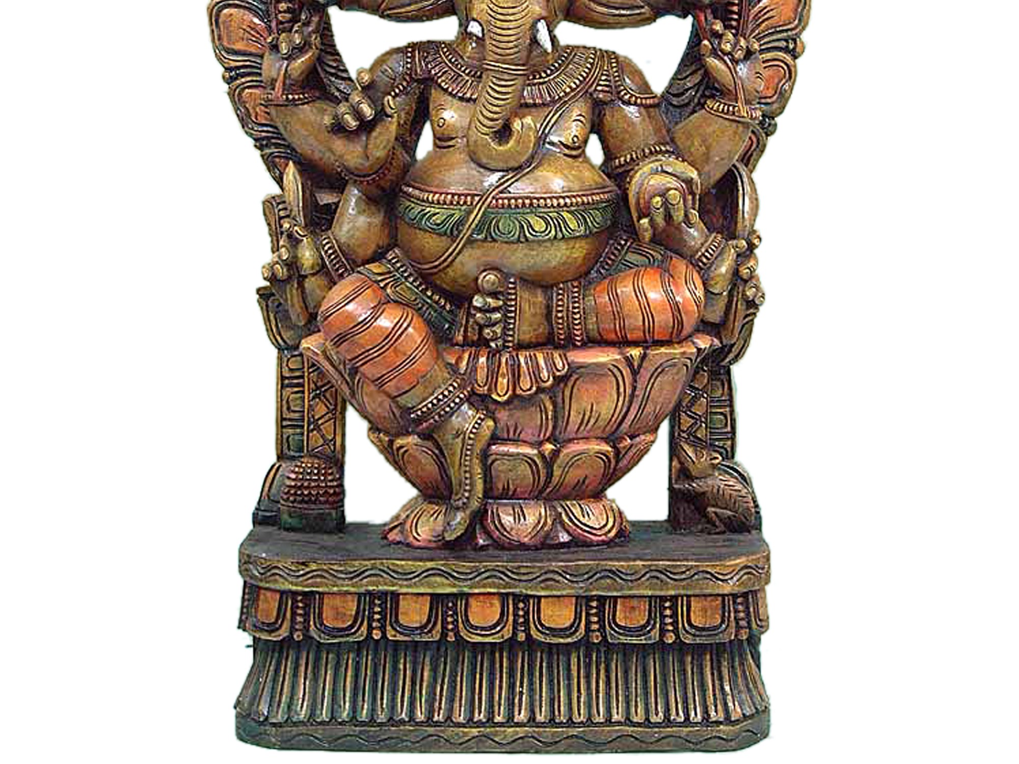 Trimukha Ganesha | Exotic India Art