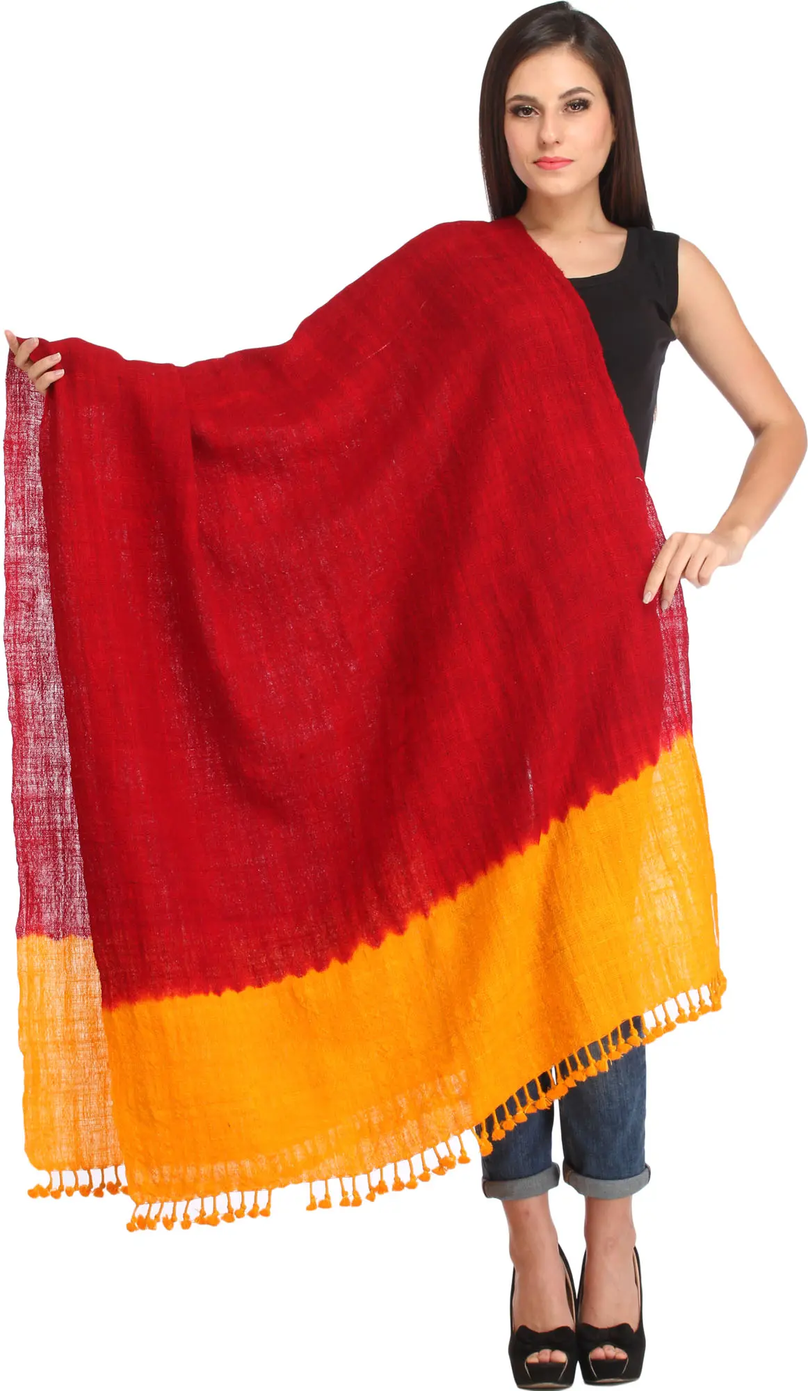 Maroon And Marigold