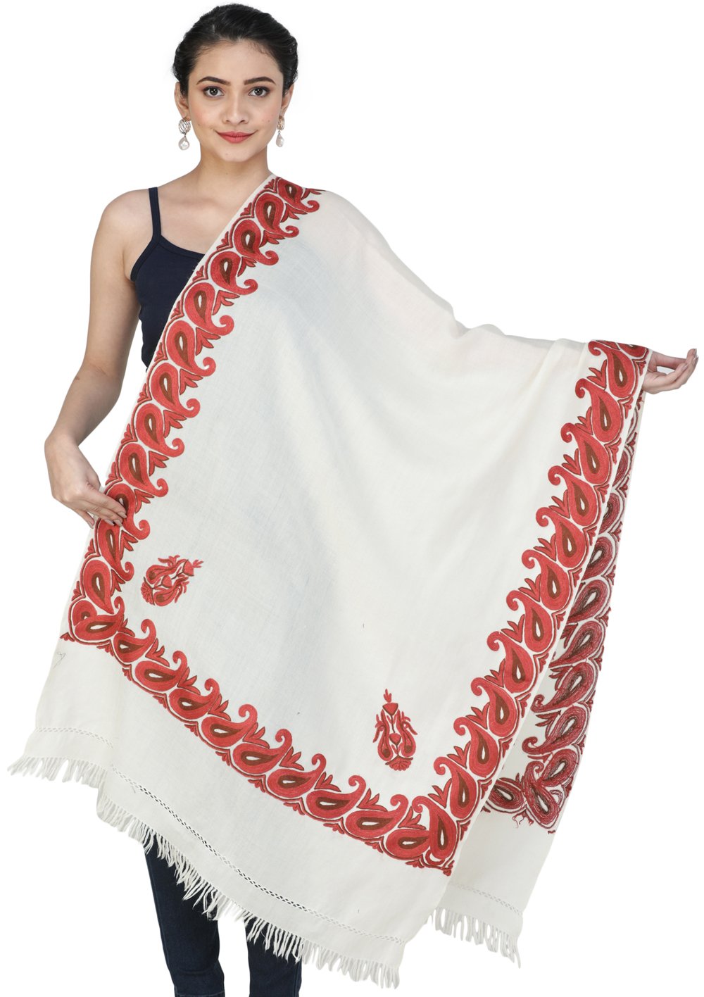 Woolen shawl store design in hindi