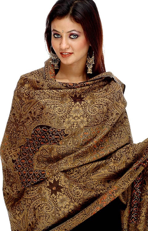 mens jamawar shawl