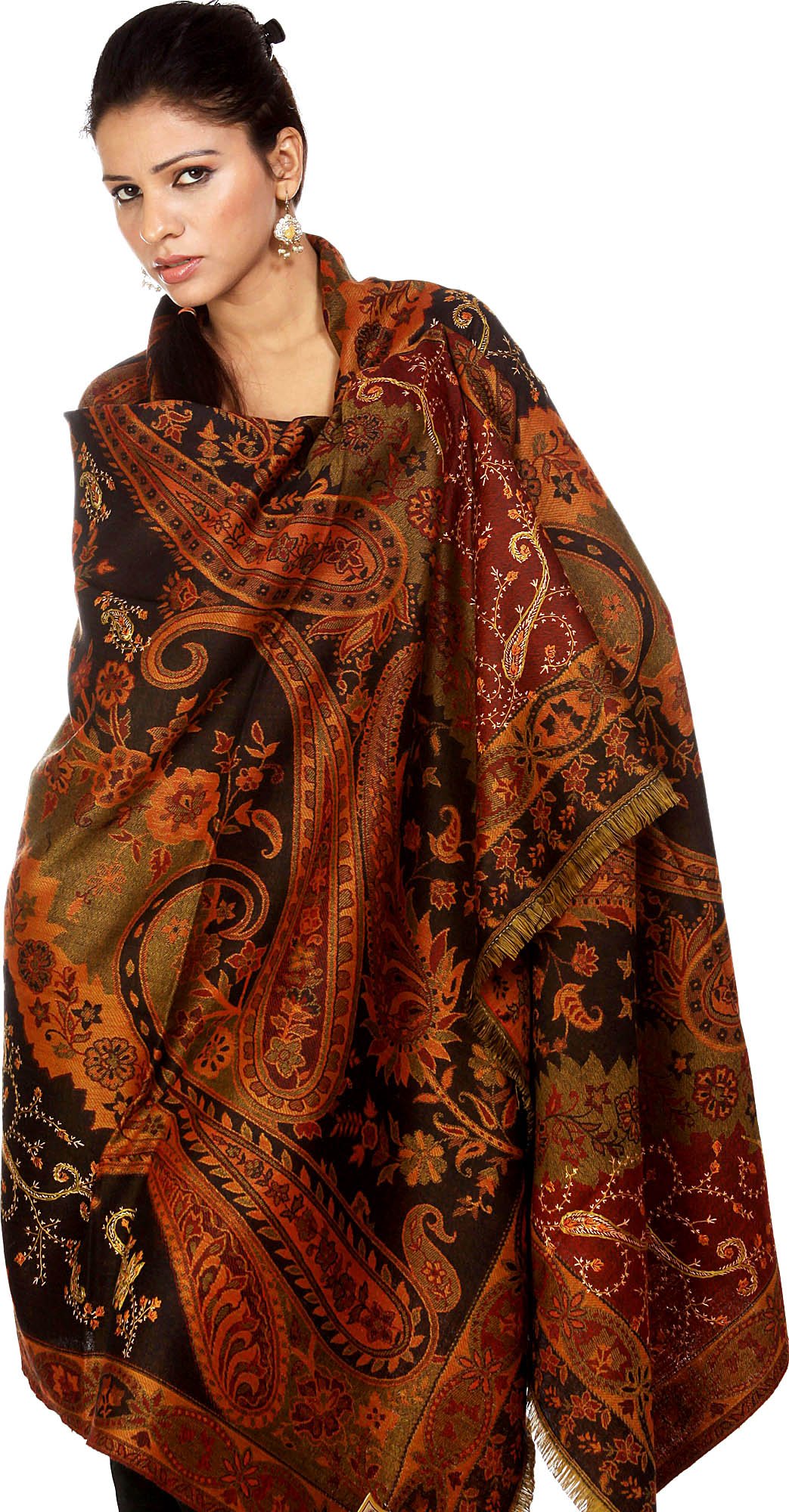 mens jamawar shawl