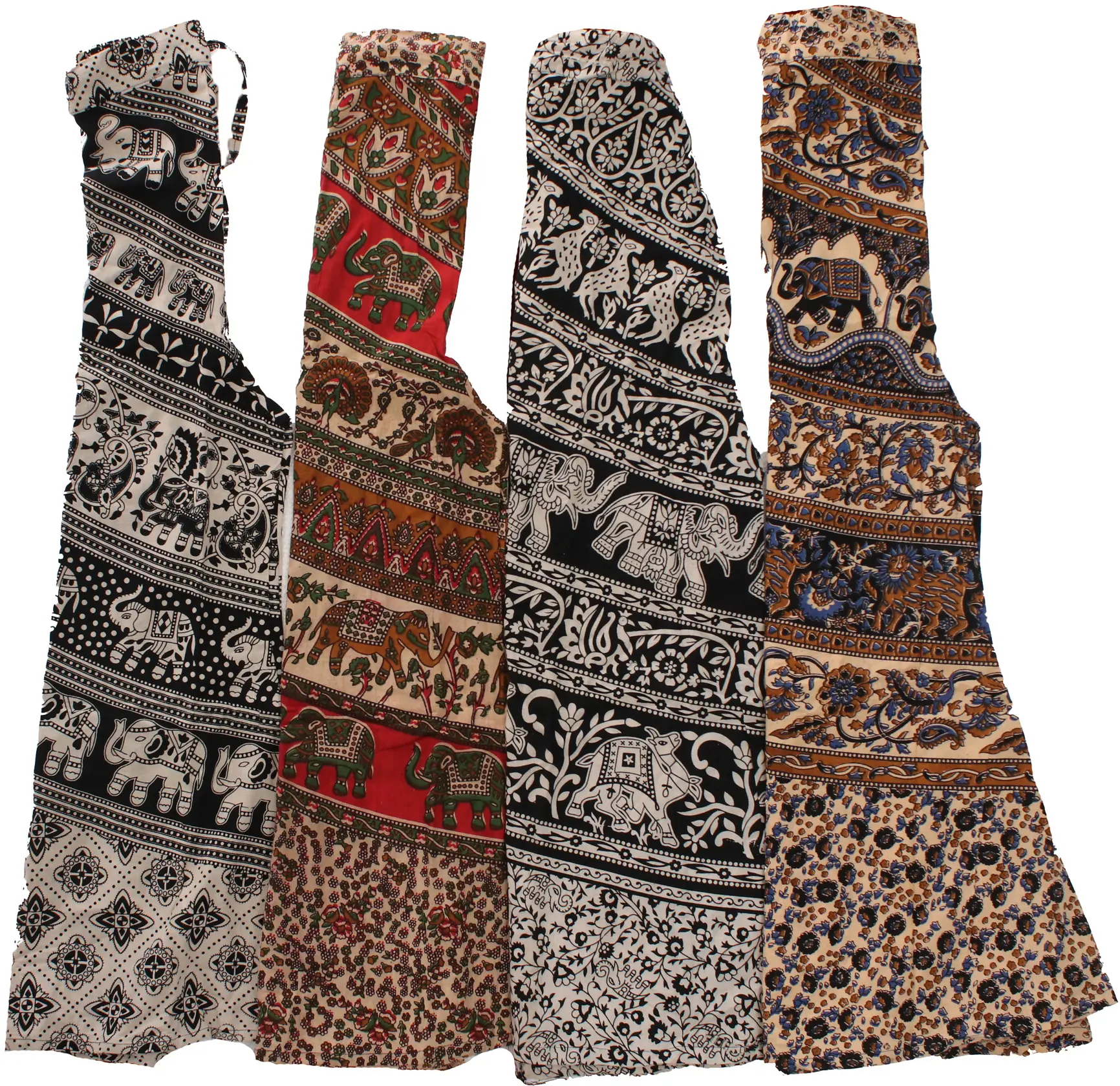Lot of Four Printed Palazzo Pants from Pilkhuwa