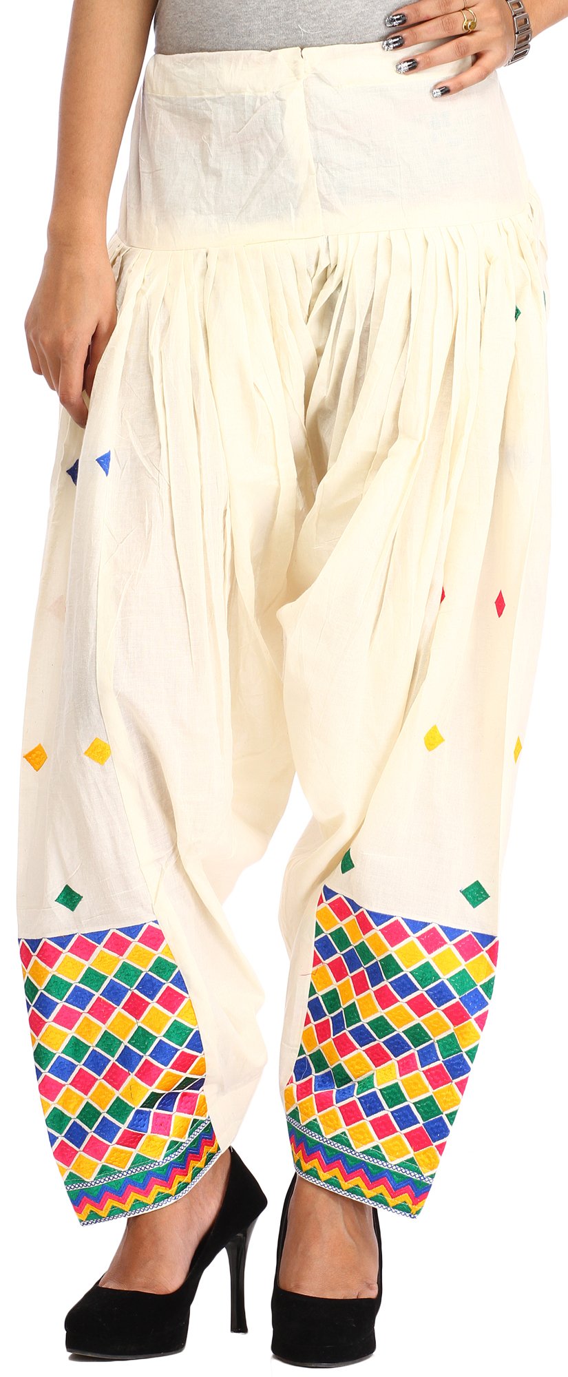 Multicolor Patiala Pants