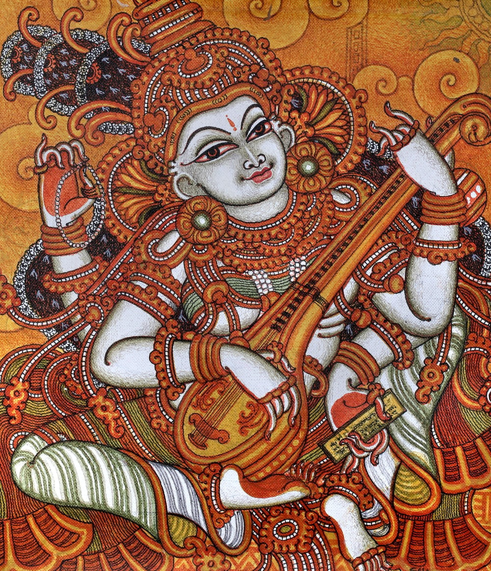 Goddess Saraswati | Exotic India Art