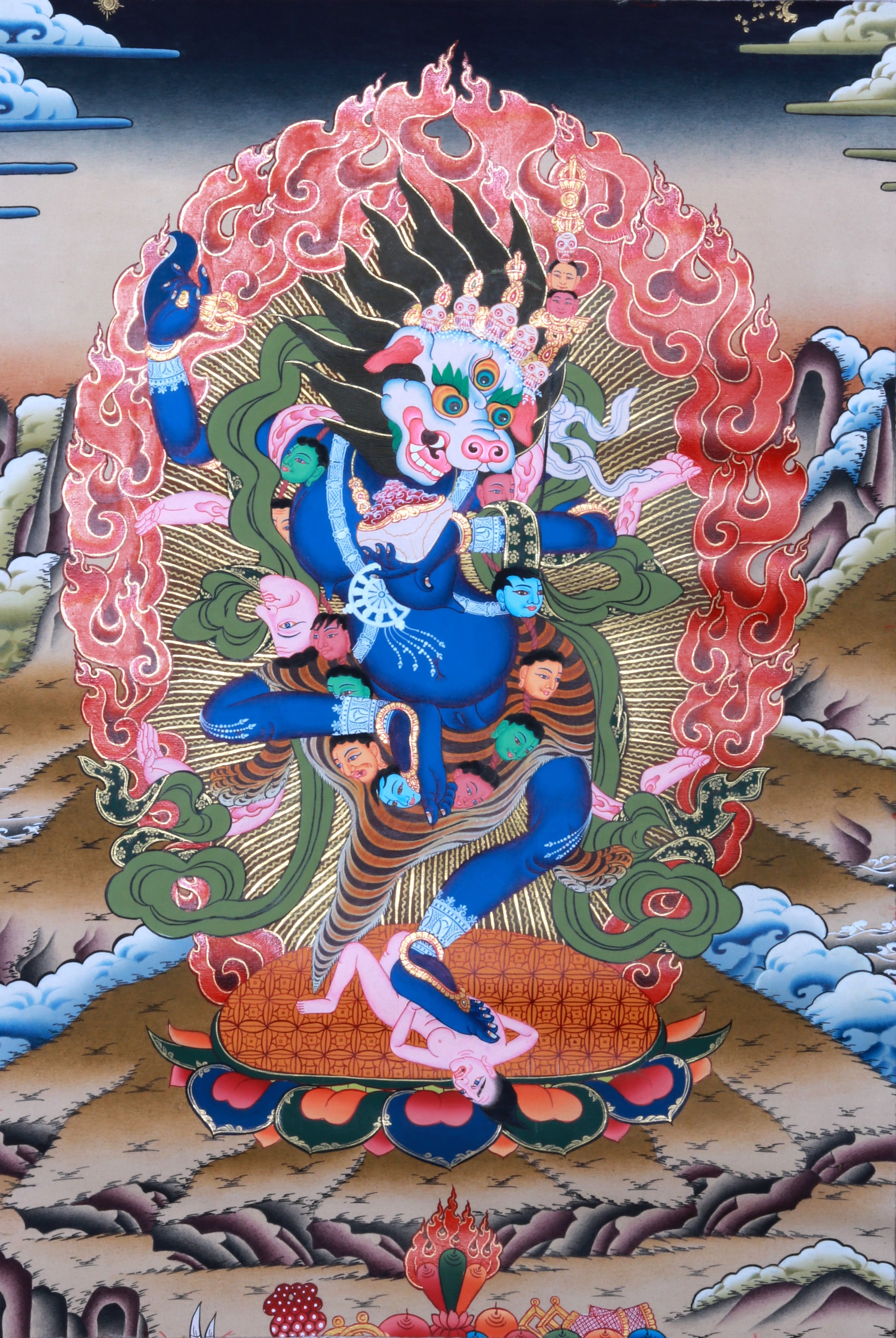 Tibetan Buddhist Deity Simha Dakini