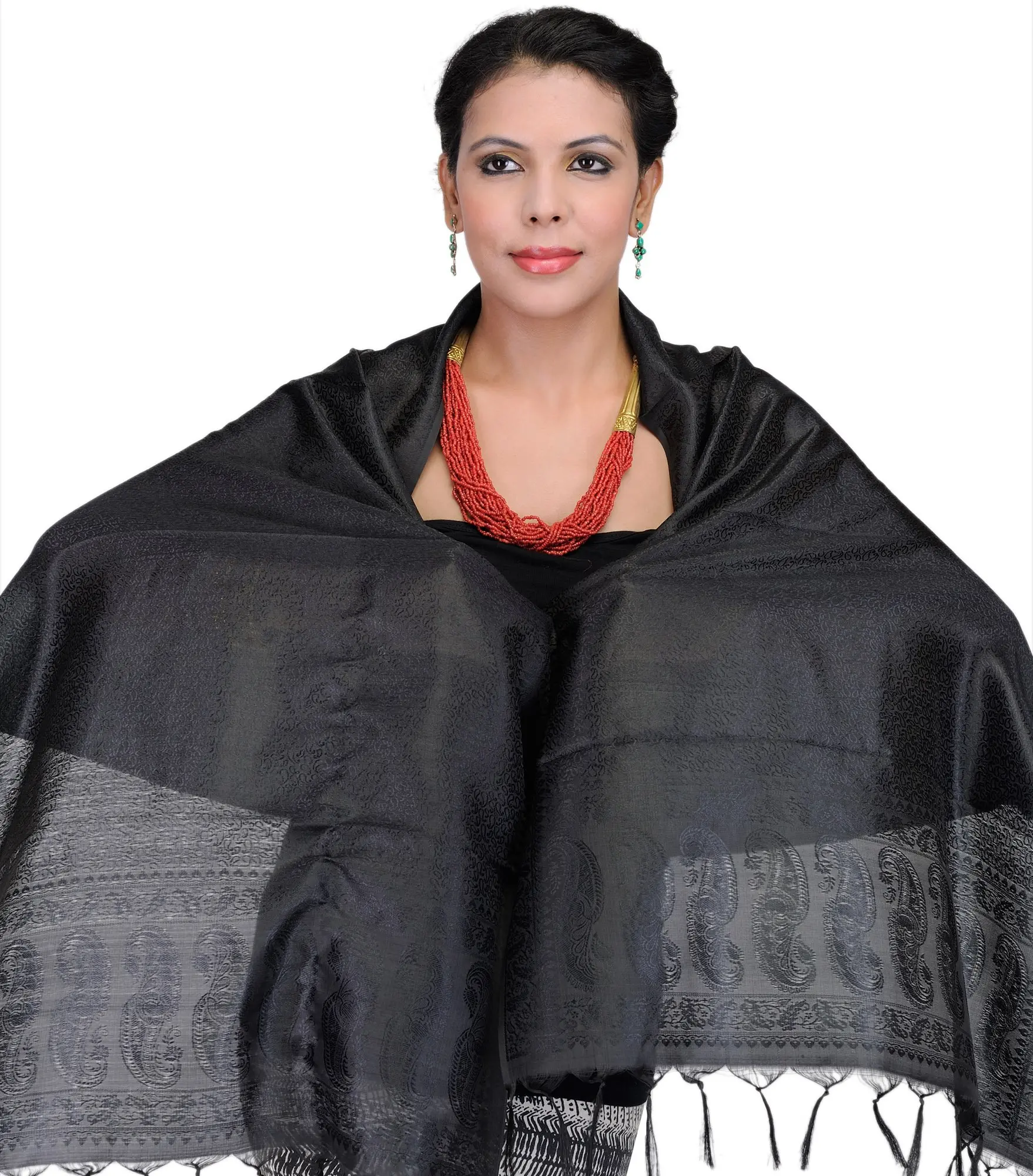 Banarasi Scarf with Tanchoi weave