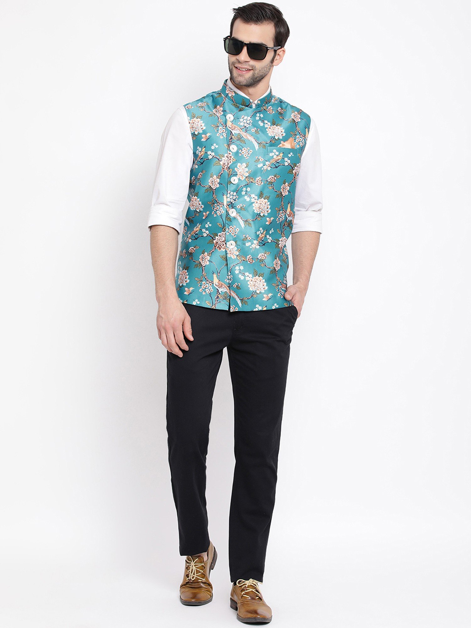 Men Printed Modi Jacket at Rs 600/piece | Nehru Jacket in Jaipur | ID:  22975119848