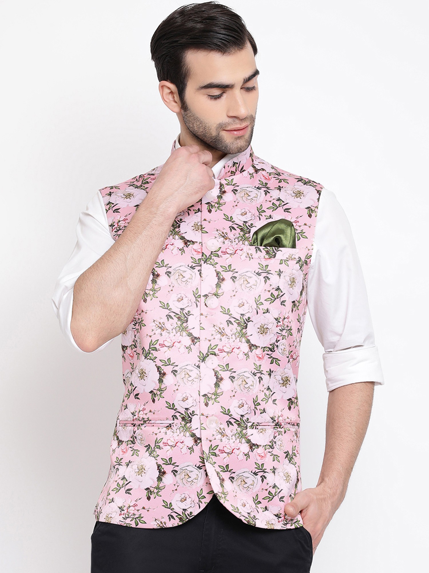 Floral print shop modi jacket