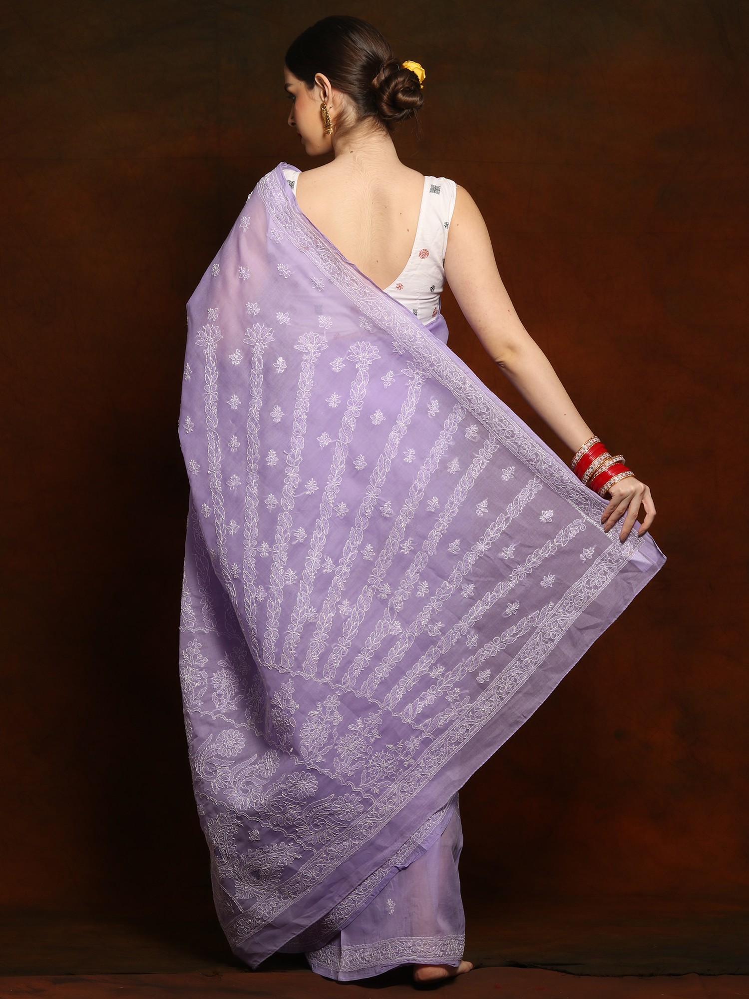 Pink Plain Cotton Thread Work South Cotton Silk Fancy Saree at Best Price  in Surat | Swastik Enterprise