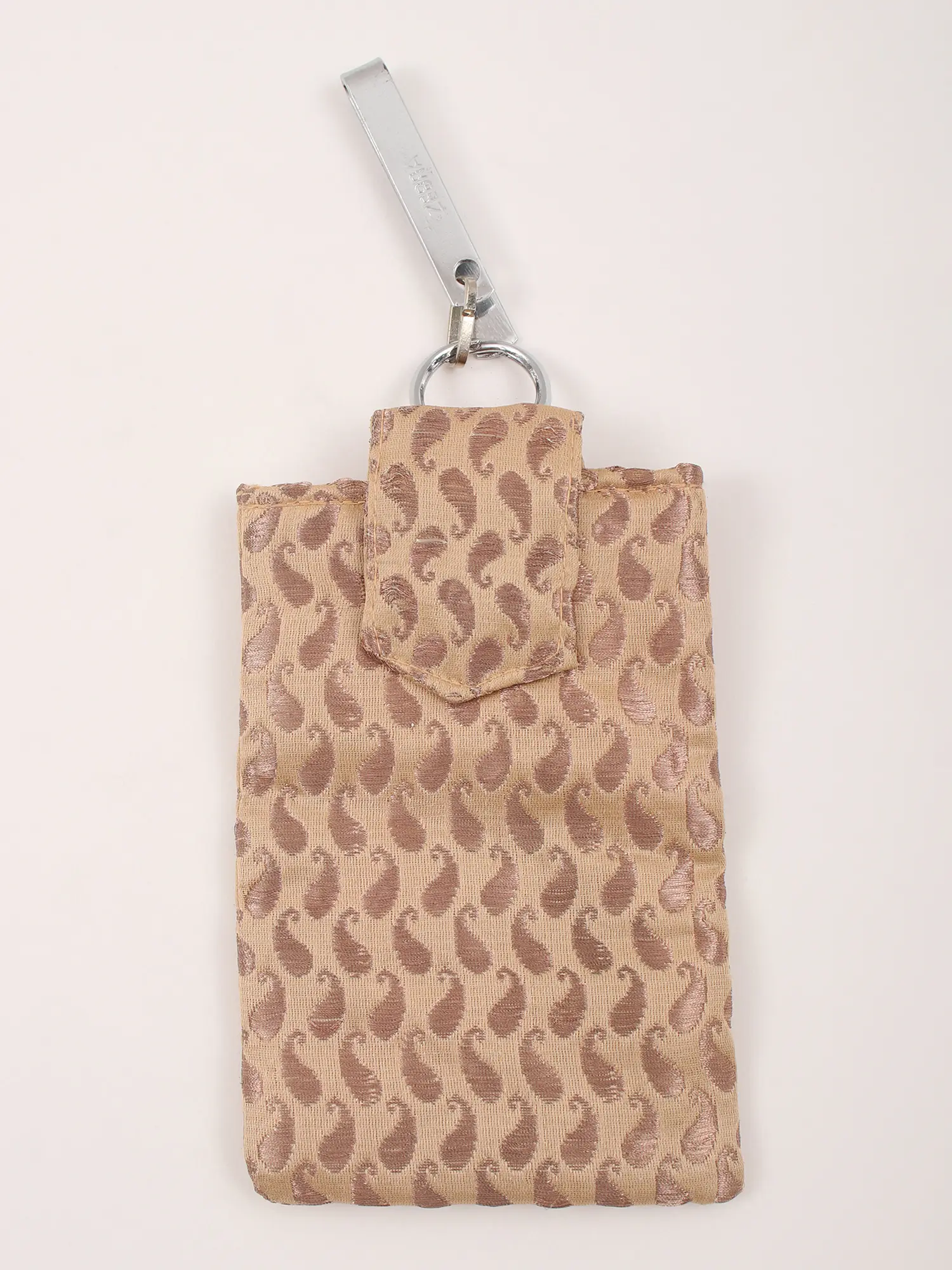 Brocaded Key Case from Banaras with Waist Hook