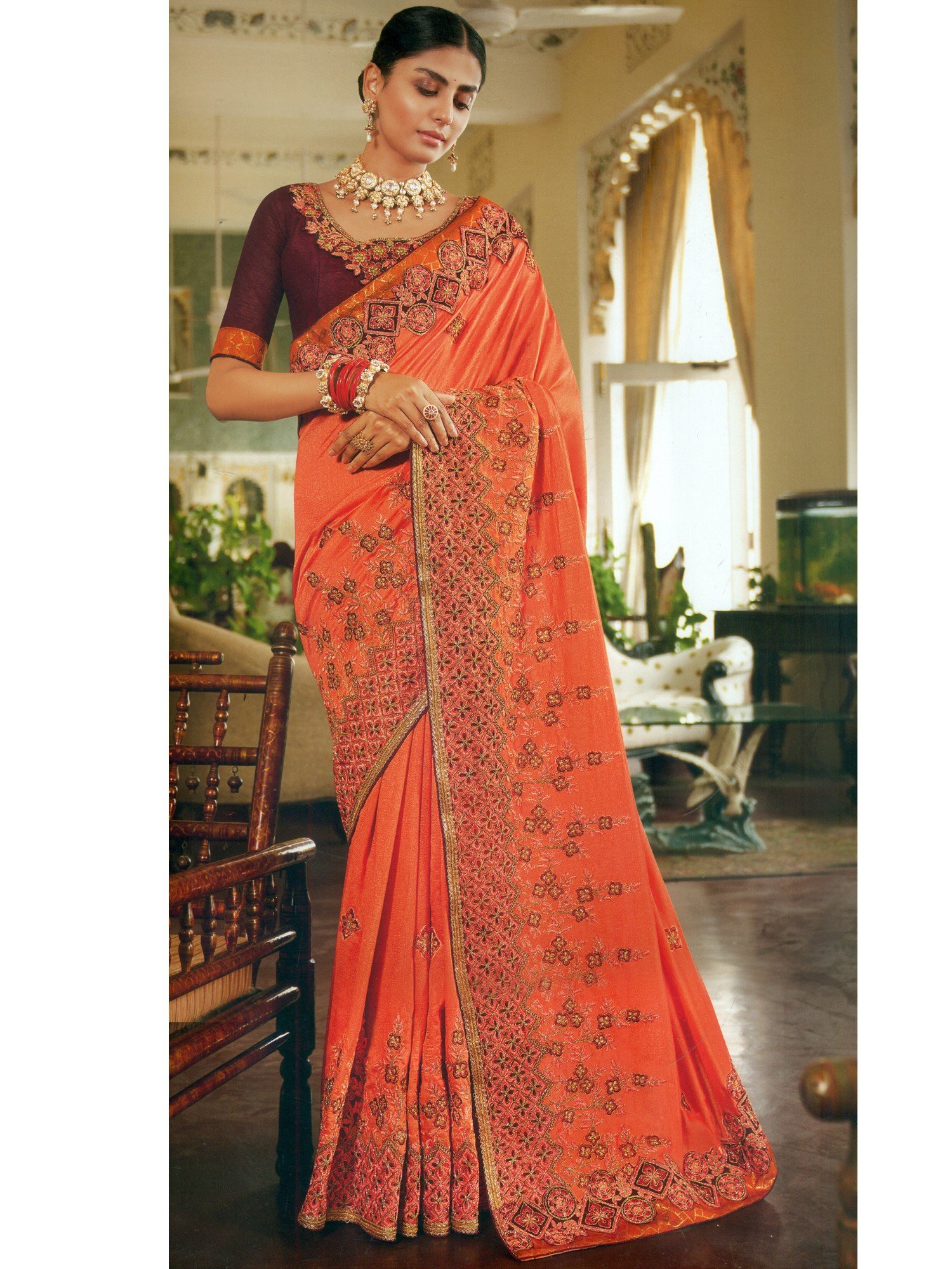 New Arrival Women Party Wear Saree at Rs.1599/Piece in gandhinagar offer by  Jenny Fashion