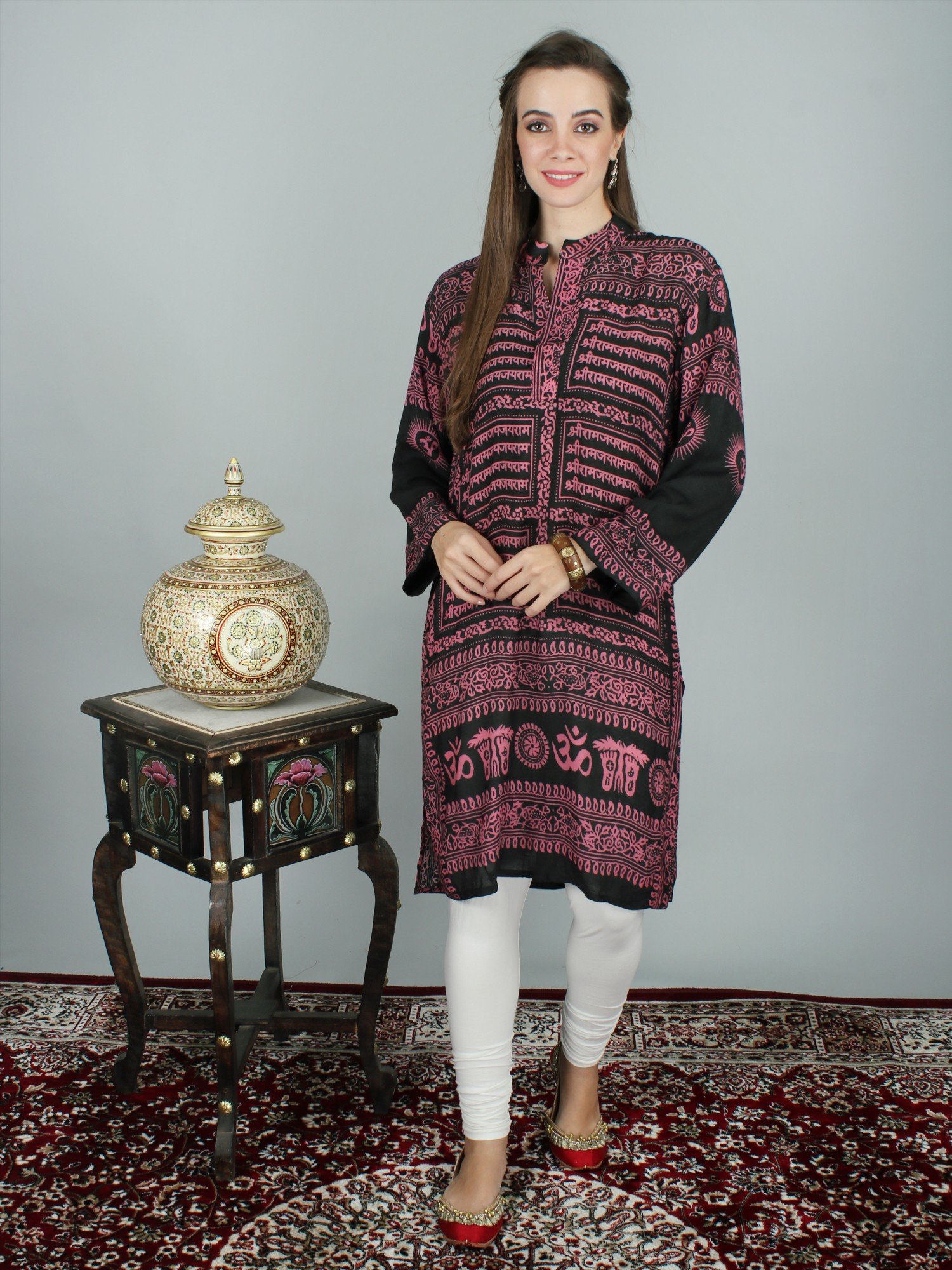 Ladies Asian Pakistani Indian Embroidered Kurta/Top Ready made. Uk size  8-12 | eBay