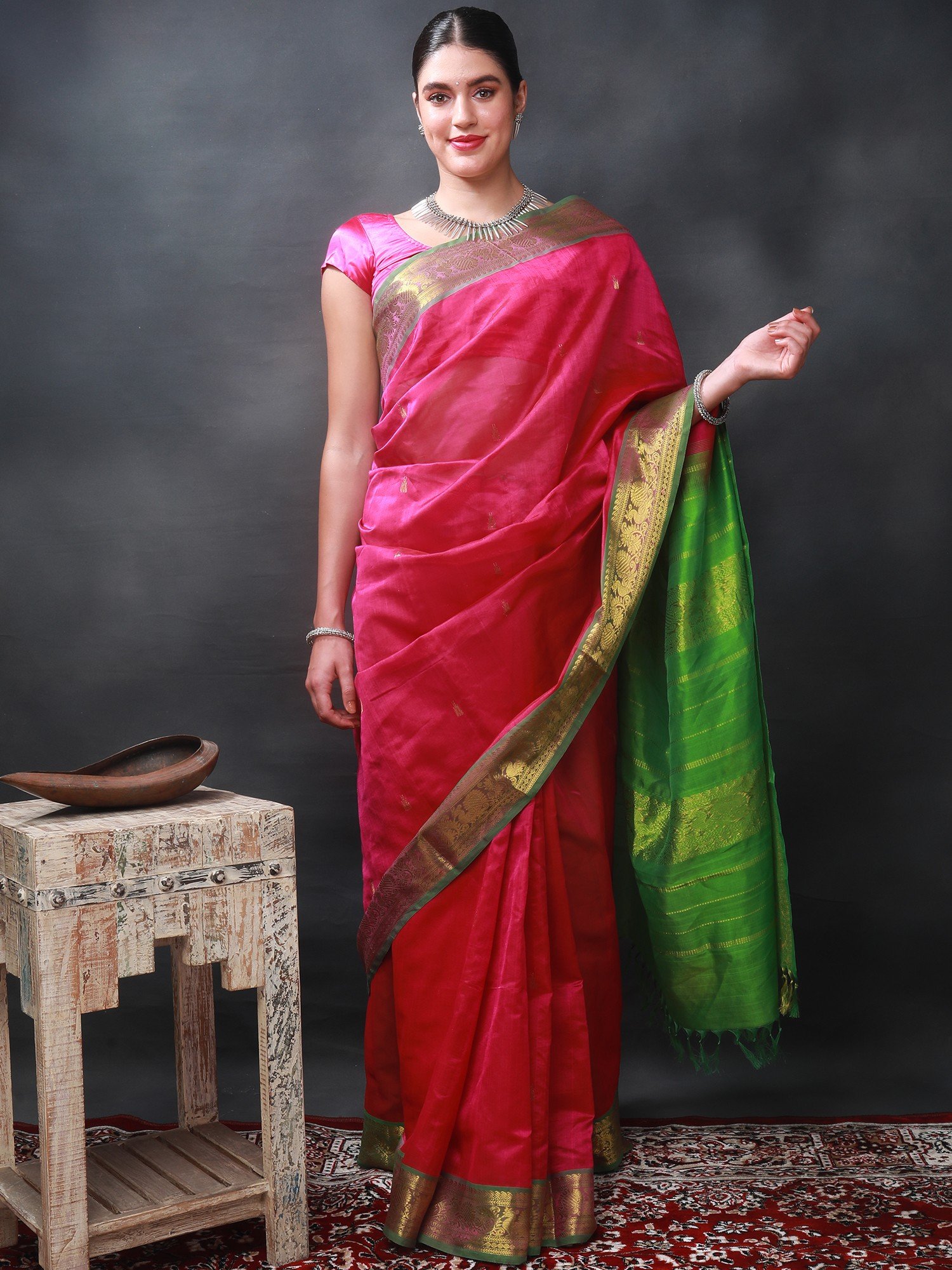 Women's Heavy Banarasi Art Silk Zari Woven Saree With Unstiched Blouse  Piece - Silk Zone