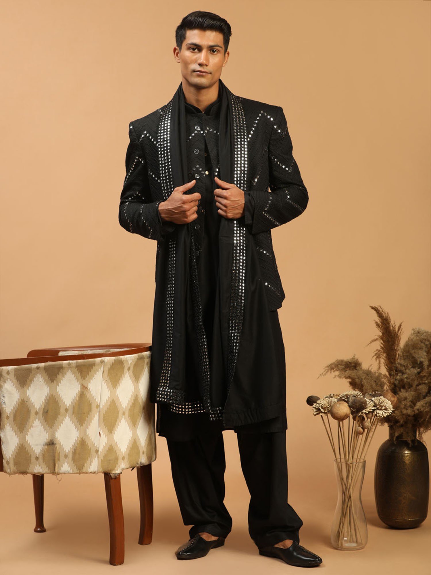 Long Jacket-kurti. | Vestidos largos de moda, Vestidos formales para dama,  Ropa de chicas