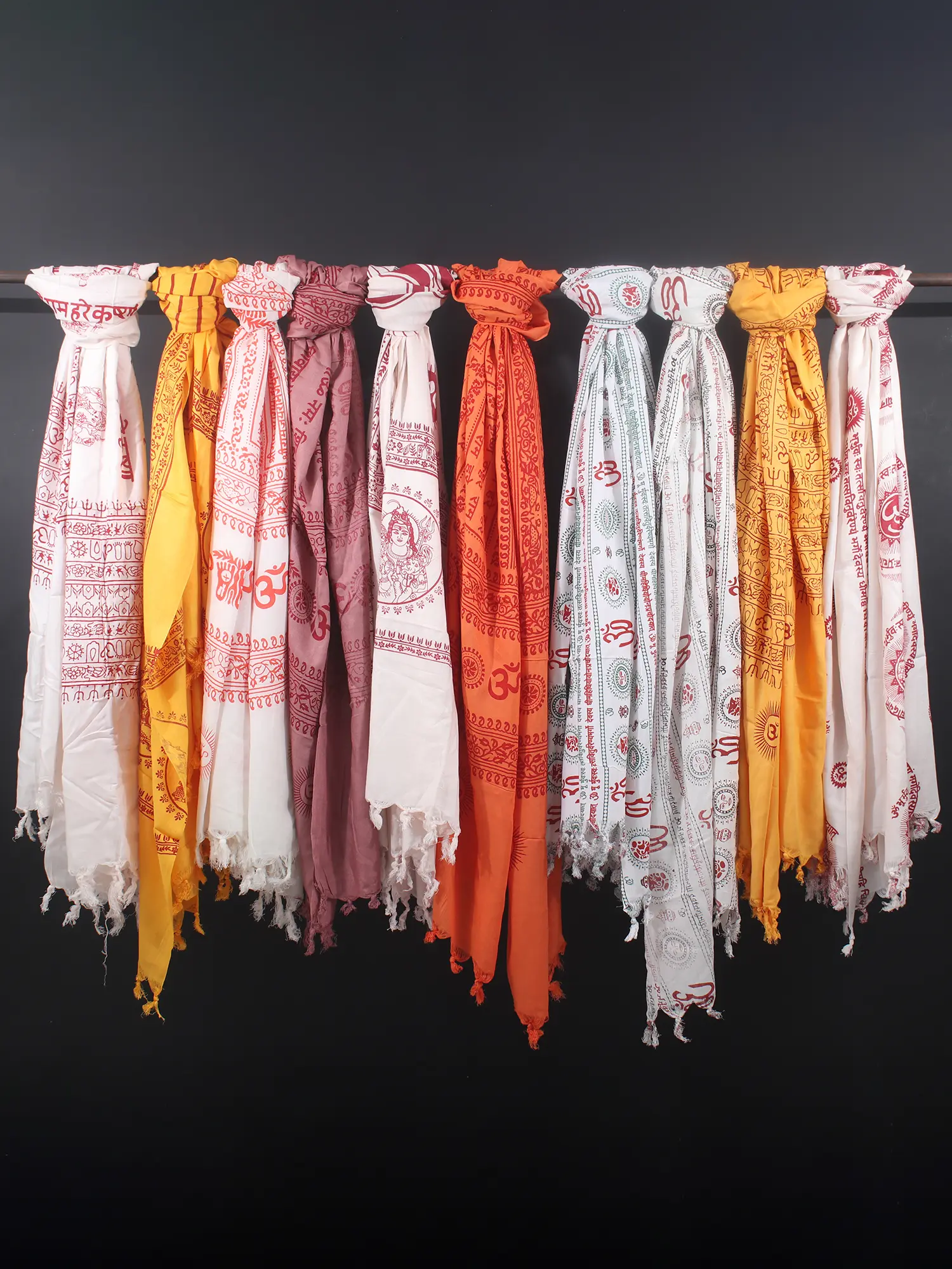 Lot of Ten Prayer Shawls