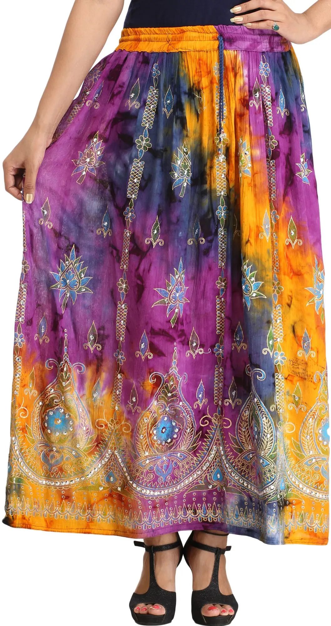 Purple And Apricot