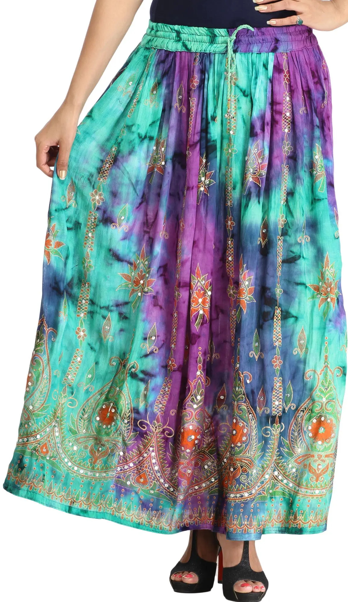 Turquoise And Purple