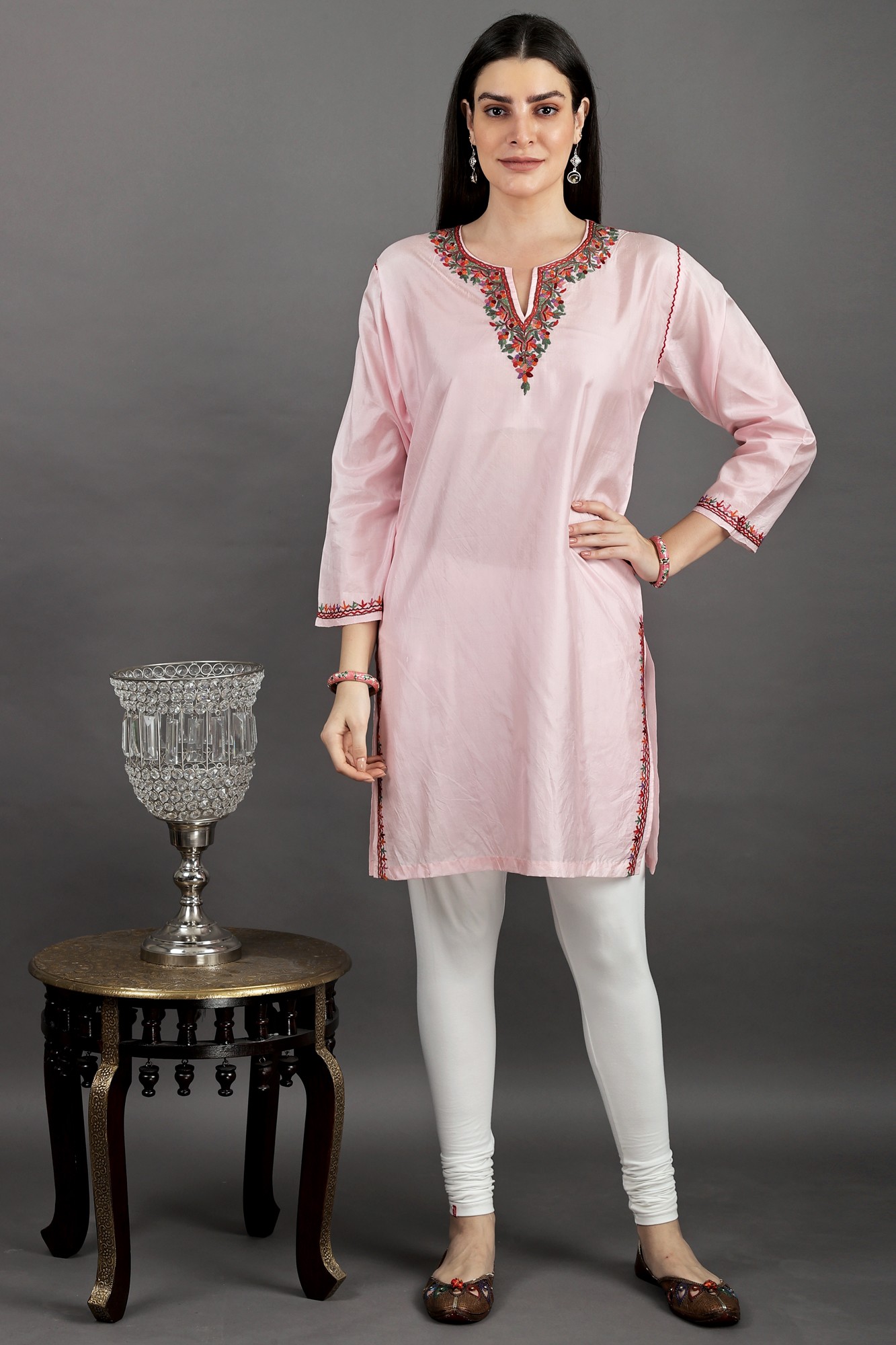 Buy Cotton Silk Kurta Set for Women Online at Fabindia | 10697985