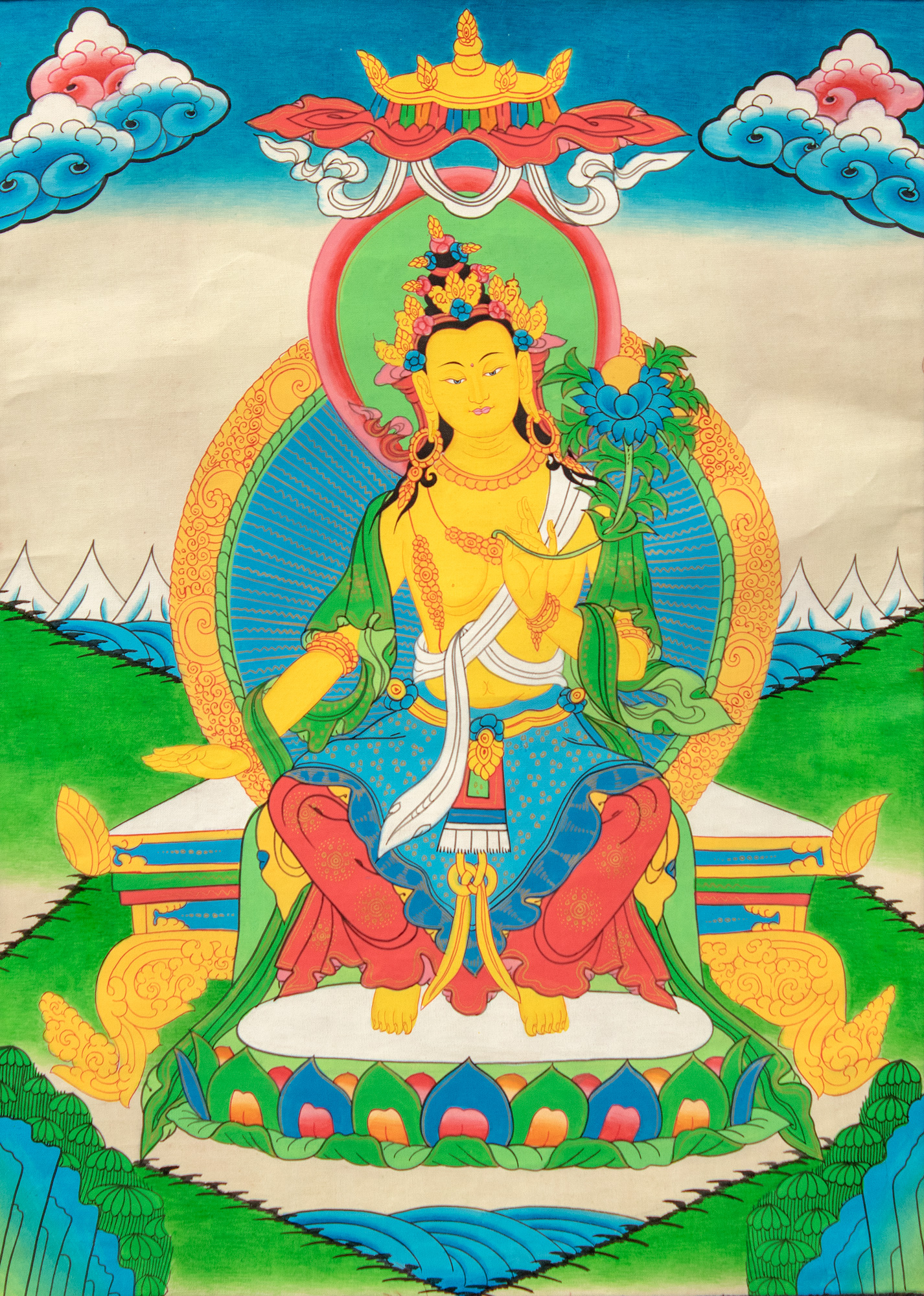 The Future Savior - Maitreya Buddha | Exotic India Art