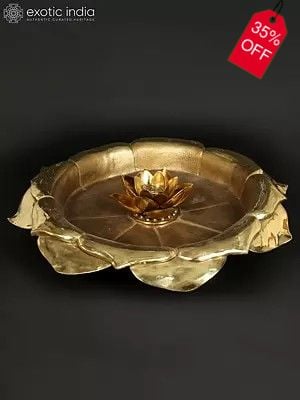 Huge Lotus Urli | Made of Brass