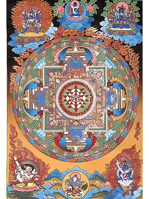 Superfine Shri Yantra Mandala - Tibetan Buddhist