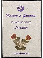 Lavender - Nature's Garden Incense Cones (Pack 4 Packets)