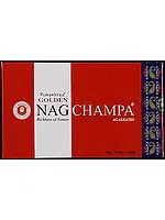 Vijayshree Golden - Nag Champa Agarbathi (Richness of Nature) (Pack 12 Packets)