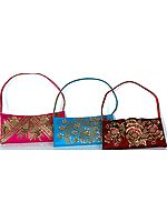 Lot of Three Handbags with All-Over Sequins and Beads
