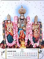 Tirumala Tirupati Devasthanams (TTD)- Wall Hanging Spiral Calendar 2026