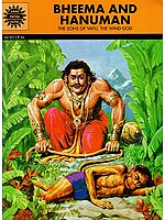 Bheema and Hanuman (The Sons of Vayu, The Wind God)