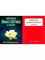 A Study of the Two Bhakti Sutras (Set of Two Small Booklets)