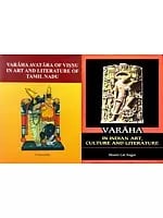 Varaha Avatara of Bhagawan Vishnu in Art (Set of 2 Books)